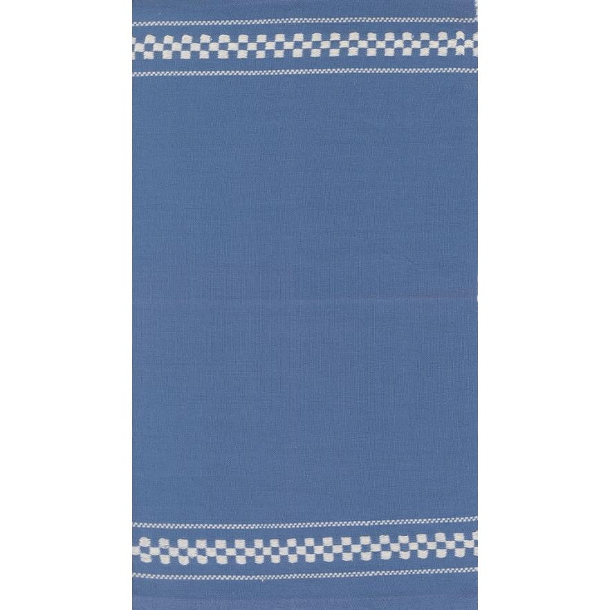 Rosie Toweling: Woven Check in Blue