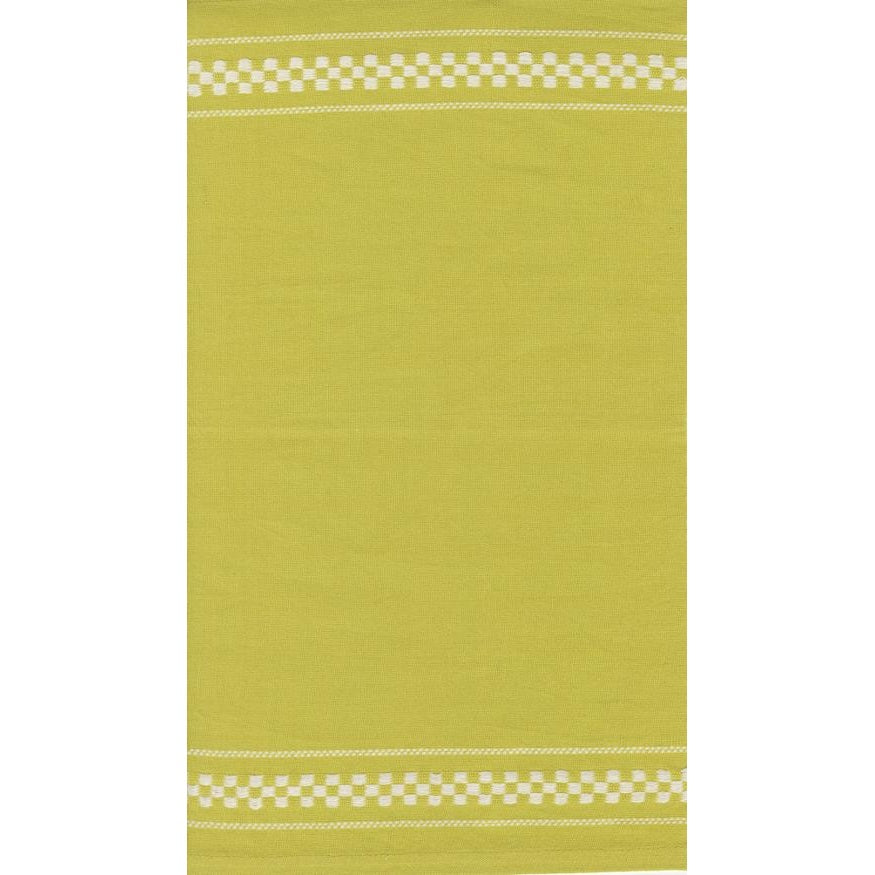 Rosie Toweling: Woven Check in Lime