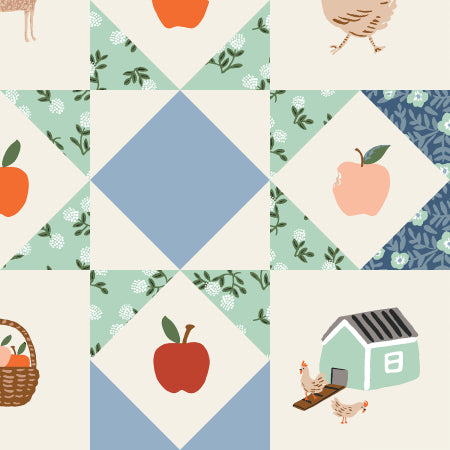 Home Sweet Home: Farmhouse Quilt in Slate
