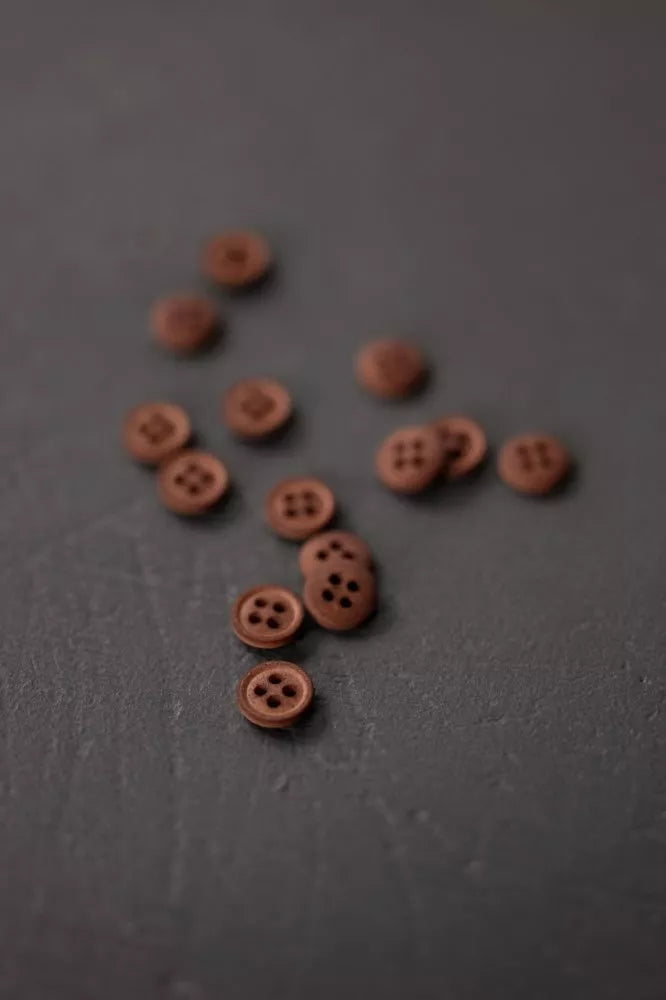 Cotton Button 15mm - Multiple Colors