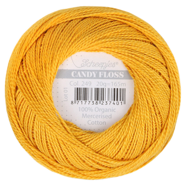 Candy Floss: Organic Mercerized Cotton (Multiple Colors)