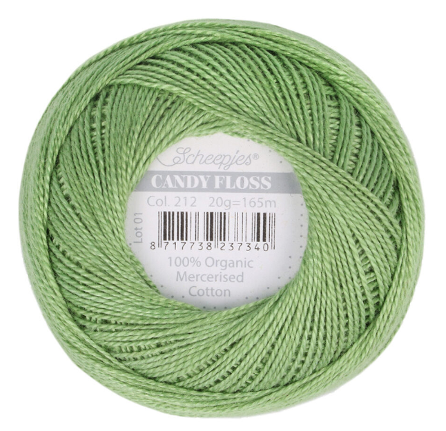 Candy Floss: Organic Mercerized Cotton (Multiple Colors)