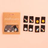Sarah Hearts Labels: Metallic Space Multipack