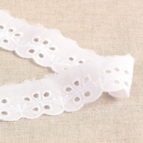 Edge Trim - Eyelet Scalloped, 30mm