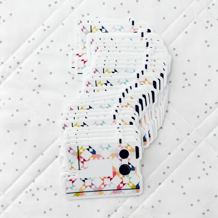 Quilt Block Sewing Machine Sticker