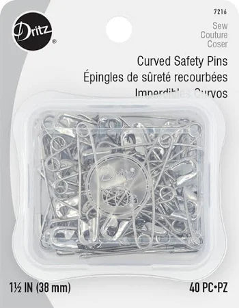 Dritz Curved Safety Pins - 1.5"