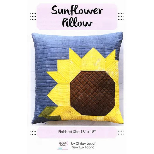 Sew Lux: Sunflower Pillow Pattern