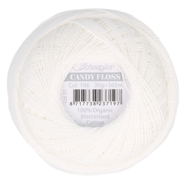 Candy Floss: Organic Mercerized Cotton (Multiple Colors)