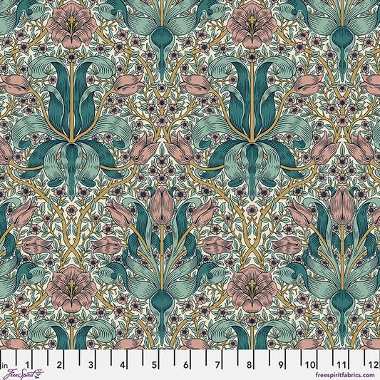 Lodden by Morris & Co: Spring Thicket in Teal