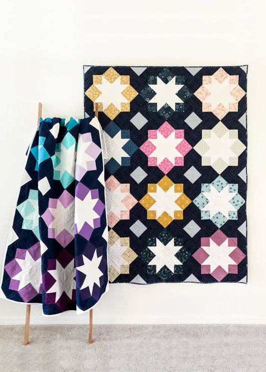 Stellar Mosaic Quilt Pattern by Cotton and Joy