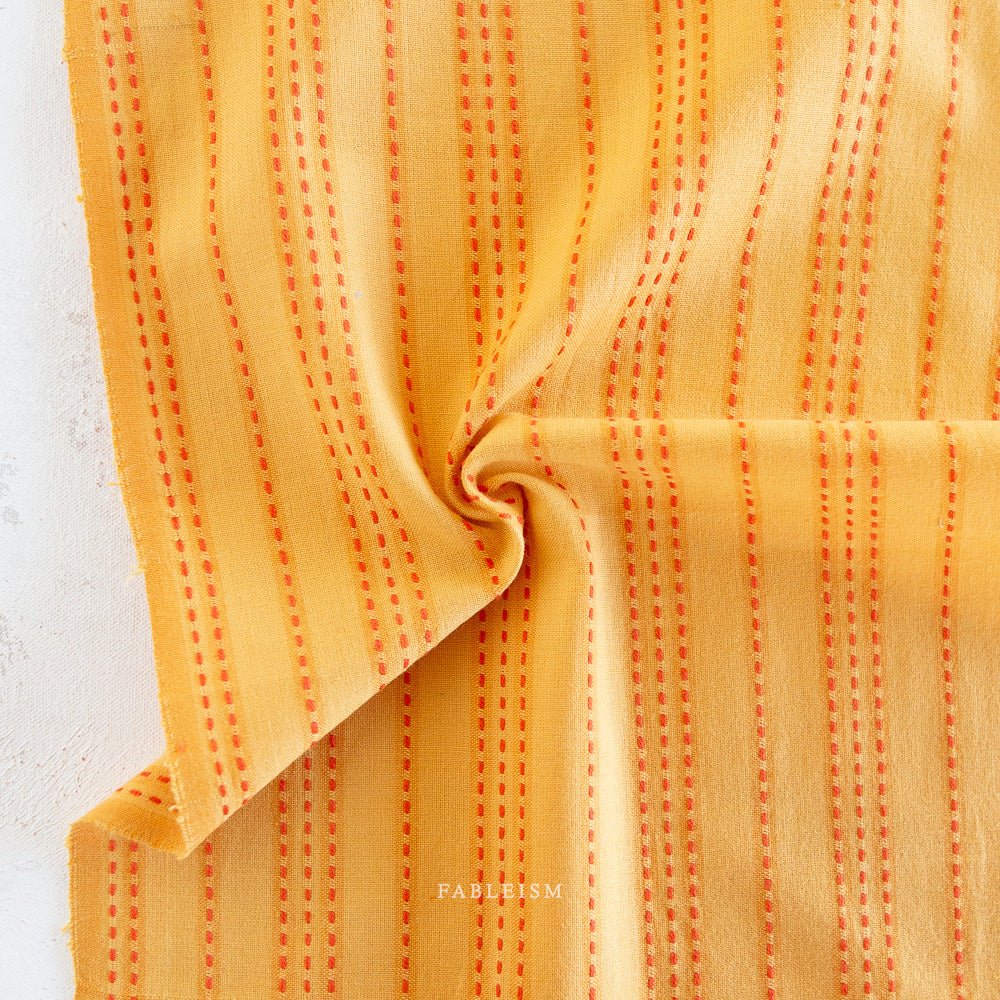 Lucky Loom: Stitch Stripe in Tumeric