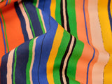 Calypso Stripe Viscose Twill - Multi
