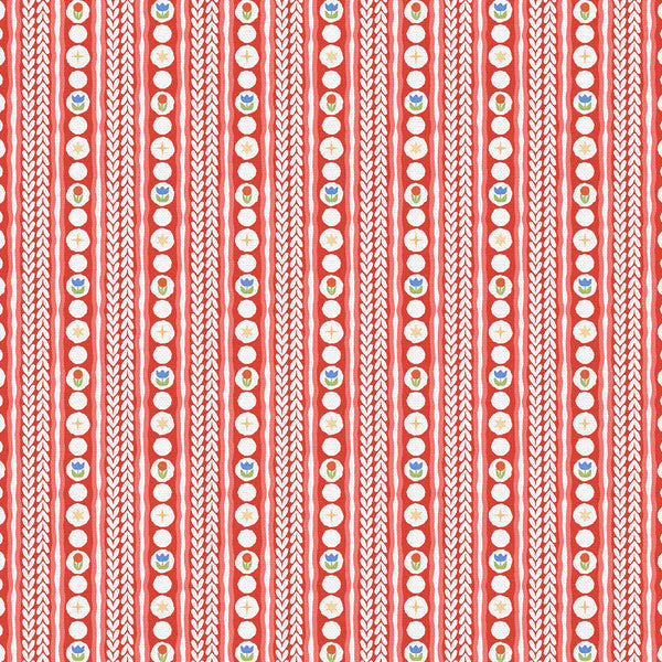 Cozy Cottage Blenders: Sweater Stripe in Red