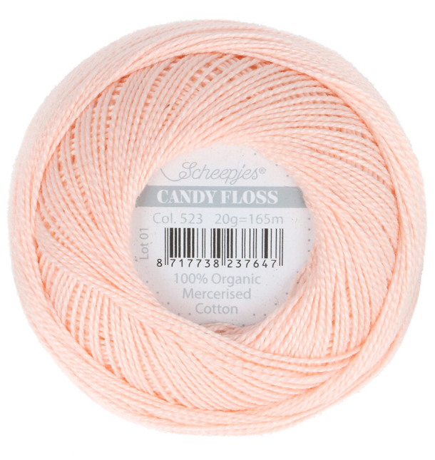Candy Floss: Organic Mercerized Cotton (Multiple Colors)