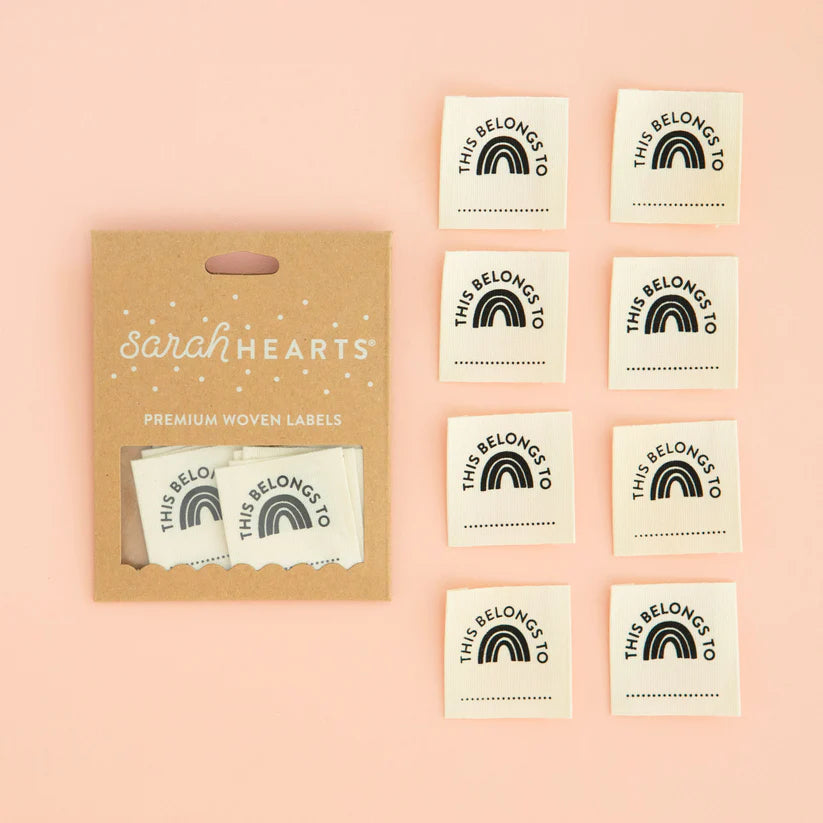 Sarah Hearts Labels: This Belongs To
