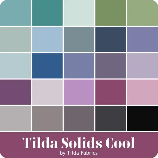 Tilda: Solids Fat Quarter Bundle in Cool