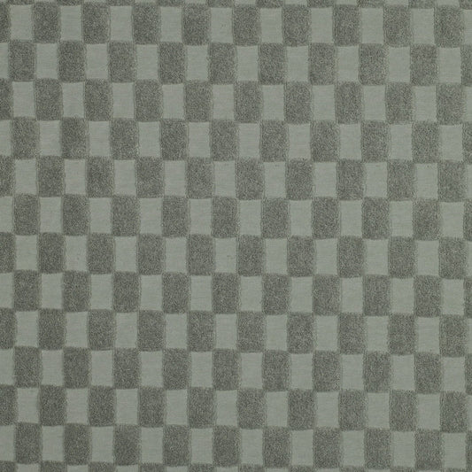 Cotton Towel Fabric in Knit Checks: Green