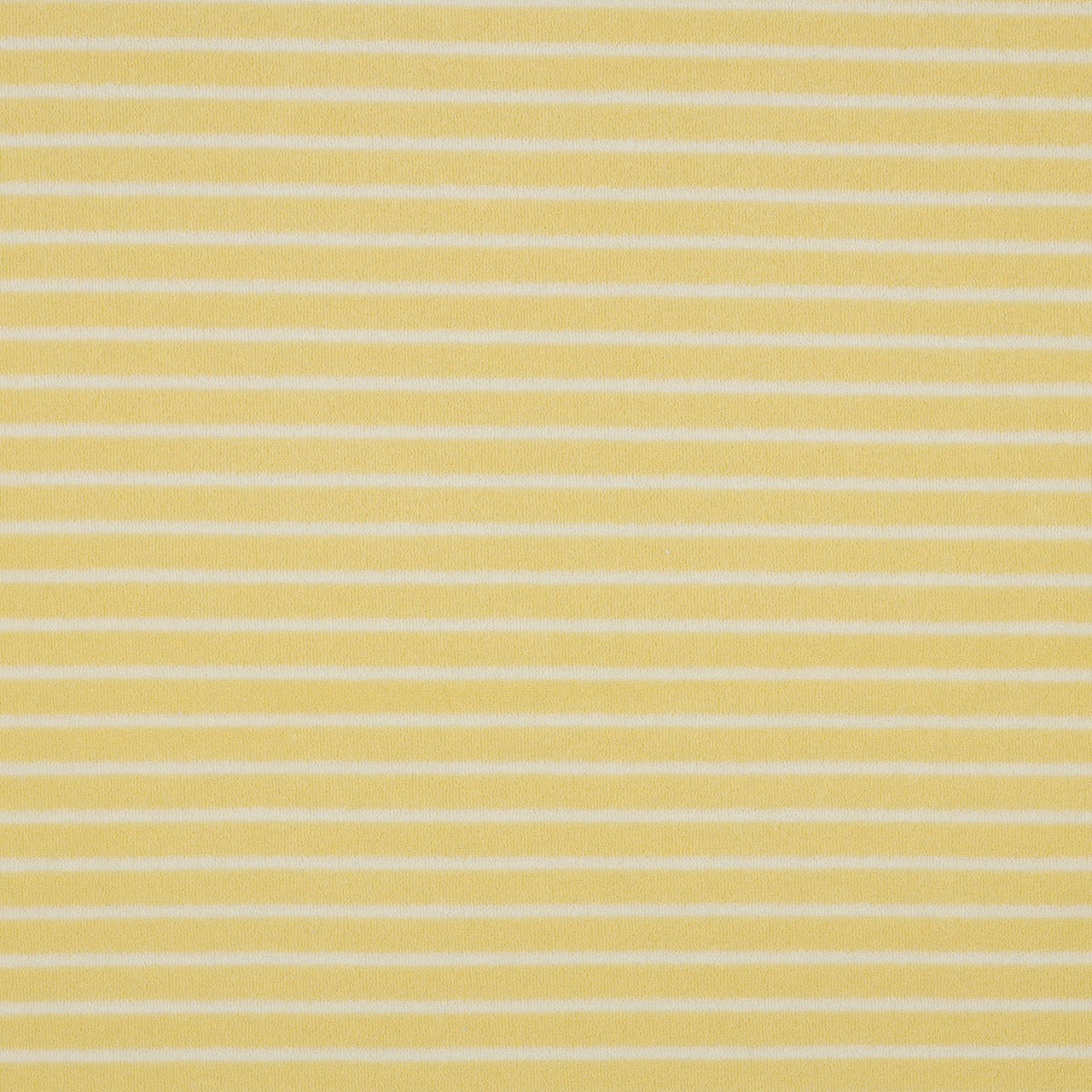 Cotton Towel Fabric in Yarn Dyed Stripes: Yellow & White