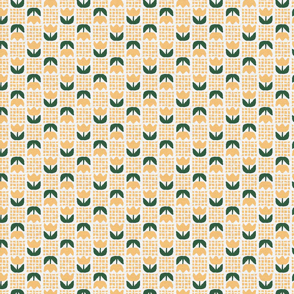 Cozy Cottage Blenders: Tulip Grid in Yellow