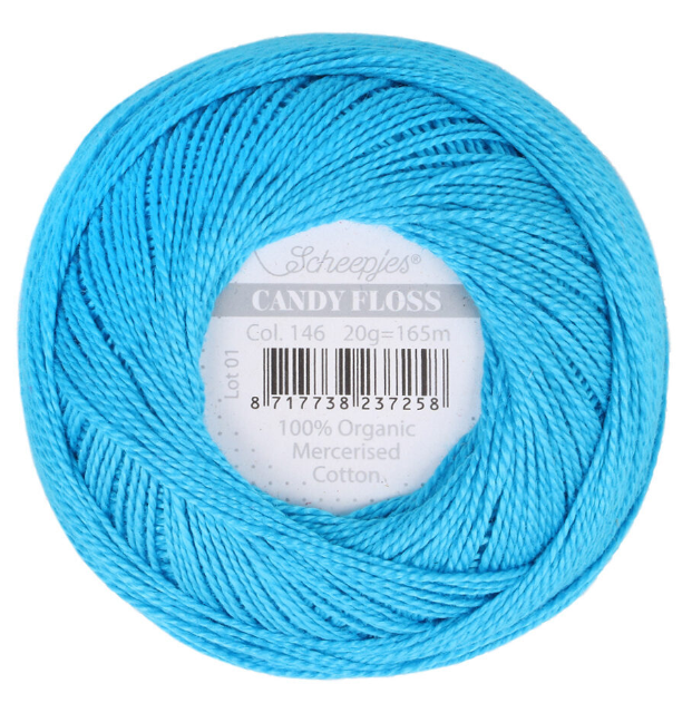 Candy Floss: Organic Mercerized Cotton (Multiple Colors)