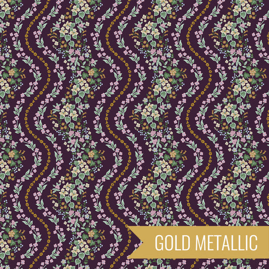 Dahlia: Wildwood Vines in Aubergine