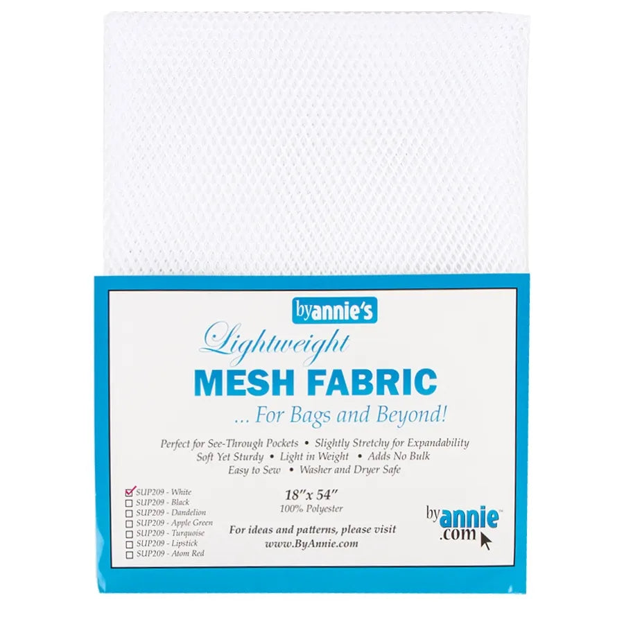 Lightweight Mesh Fabric (18" x 54") - Multiple Colors