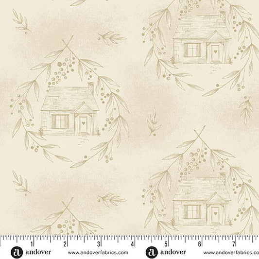 Special Delivery Wideback: Cozy Cottage in Wheat