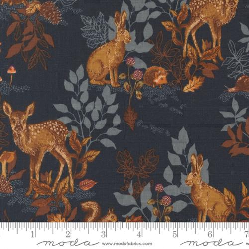 Autumn Forest: Woodland Animals in Midnight