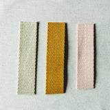 Cotton Webbing 1 inch - Multiple Colors