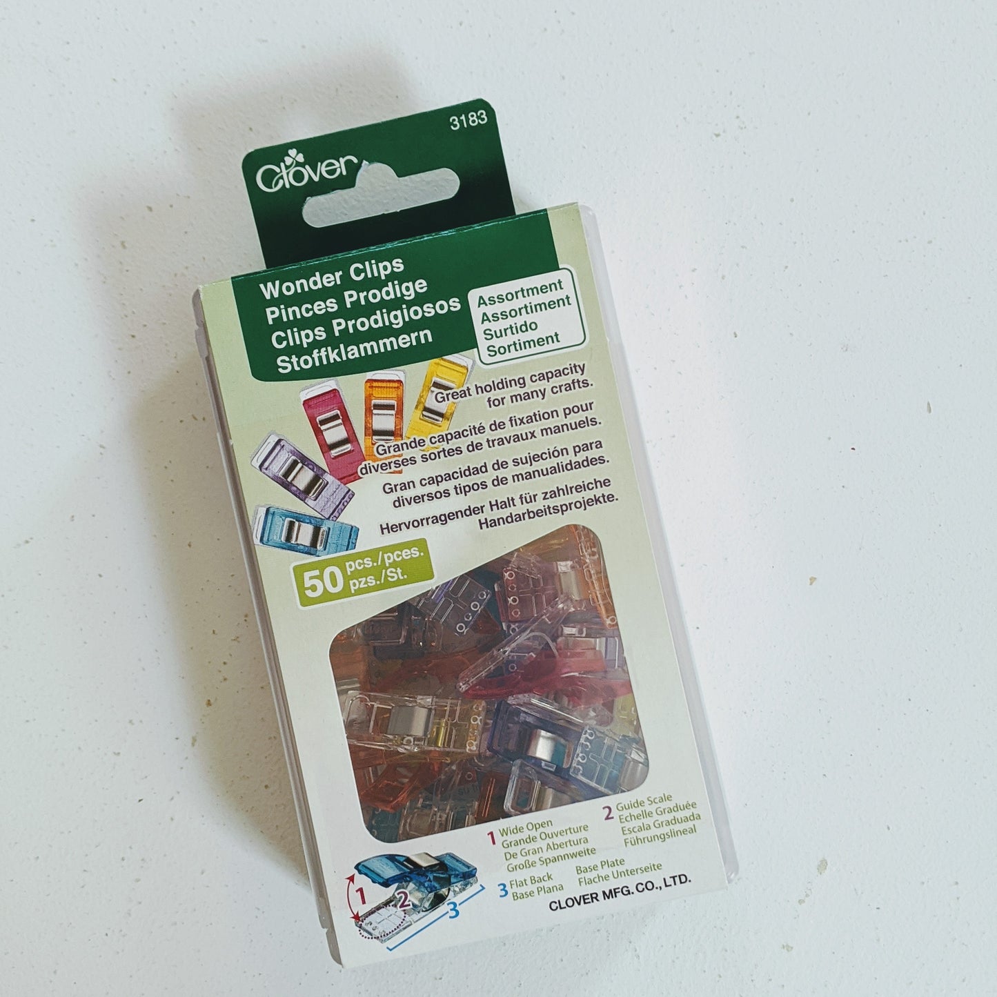 Wonder Clips: Assorted Colors 50 piece