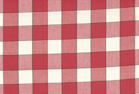 Red Buffalo Check Toweling