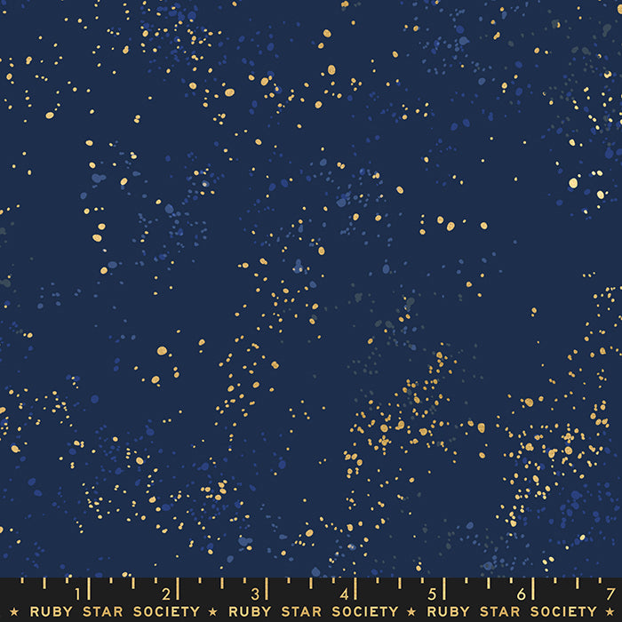 Speckled Metallic: Teal Navy