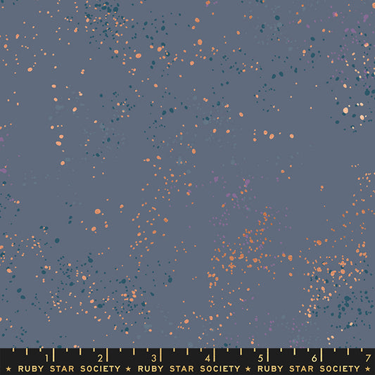 Speckled Metallic: Blue Slate