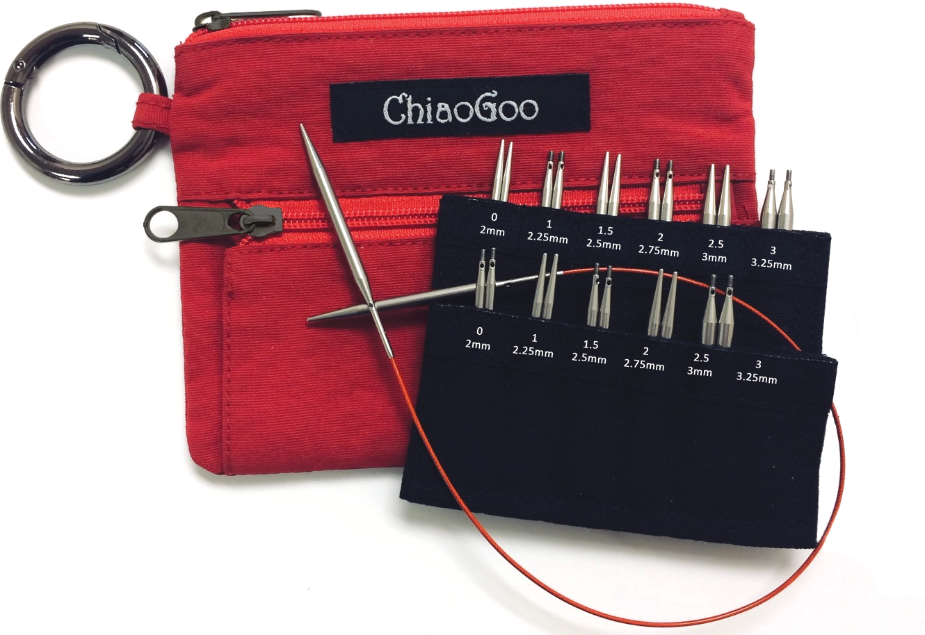 ChiaoGoo: Red Twist Shorties 2" and 3"