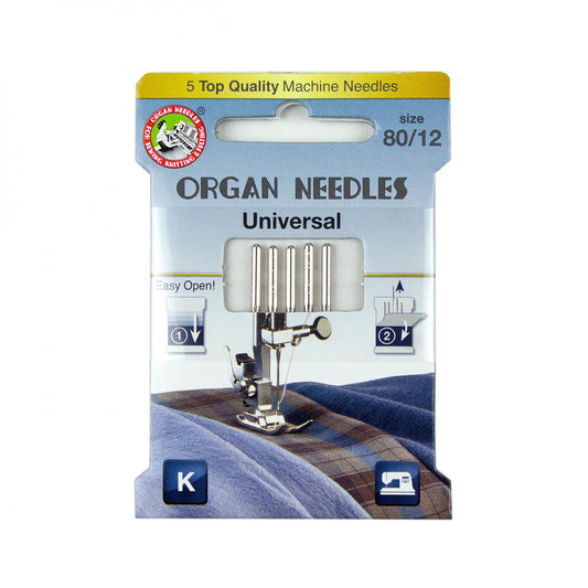 Organ Needles Universal - 80/12