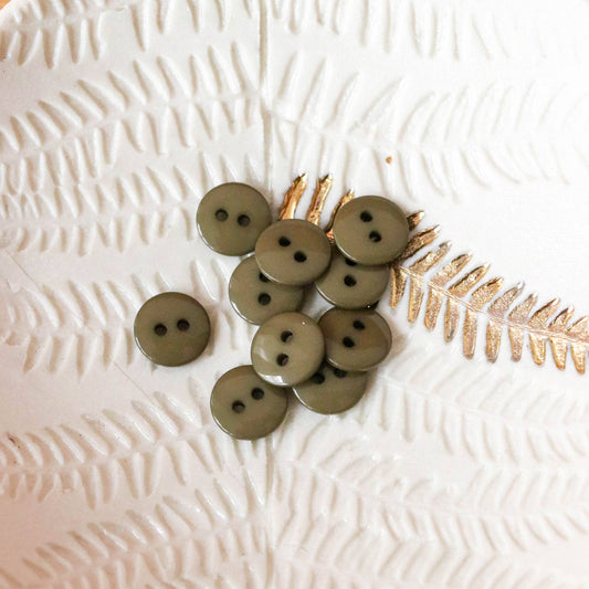 Shiny Flat Buttons - Multiple Colors