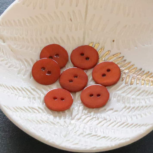 Flat Mother-of-Pearl Buttons - Multiple Colors