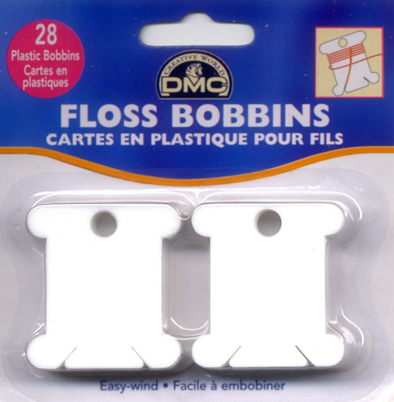 Plastic Embroidery Floss Bobbins
