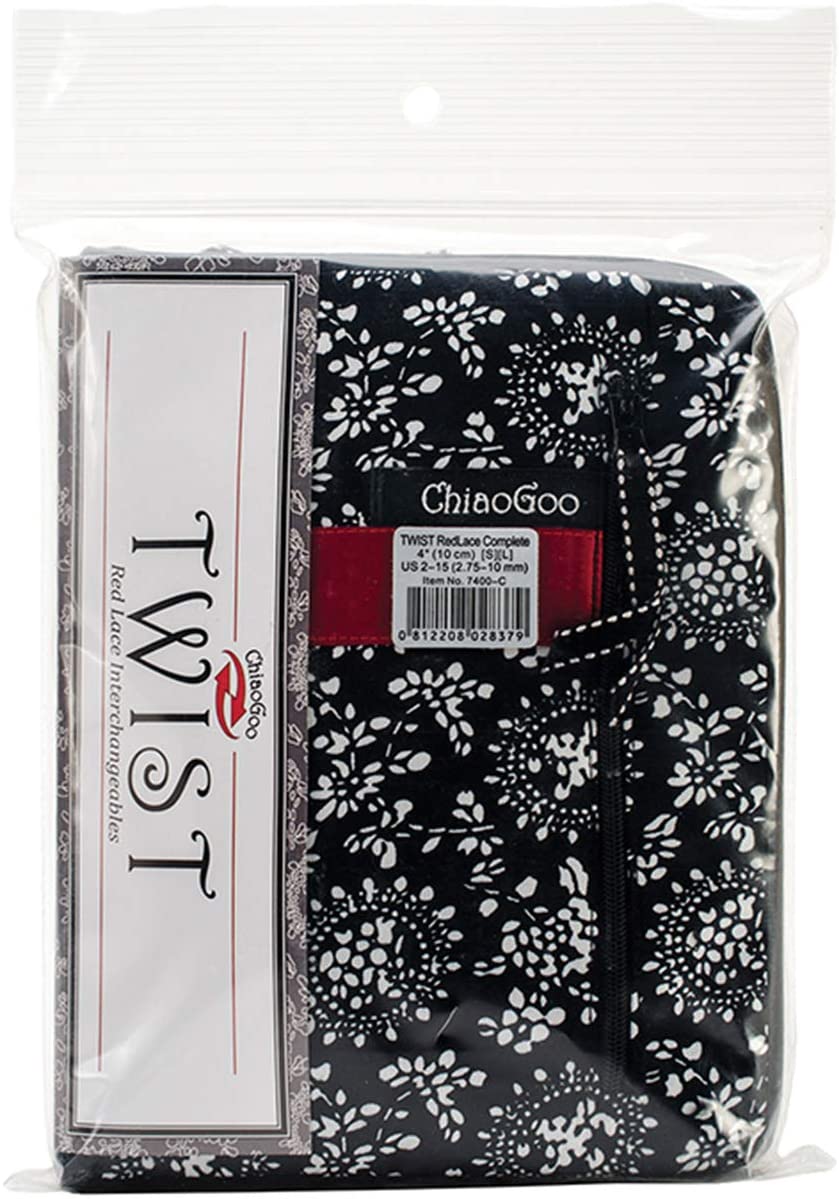 ChiaoGoo: Twist 4" Red Lace Interchangeable Complete Set