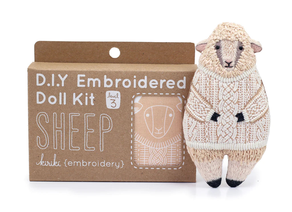 Sheep Embroidery Kit