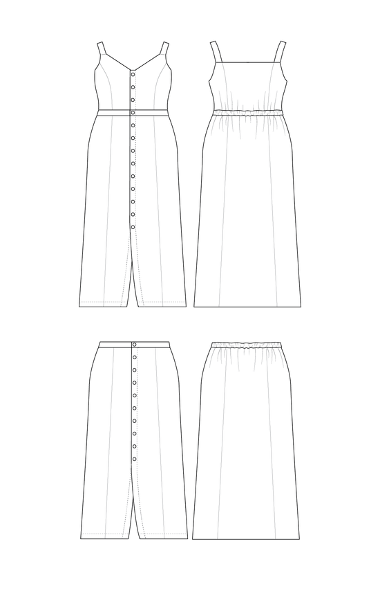 Cashmerette Holyoke Maxi Dress & Skirt