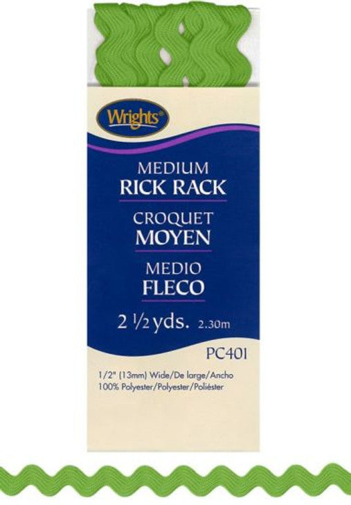 Medium Rick Rack - Multiple Colors