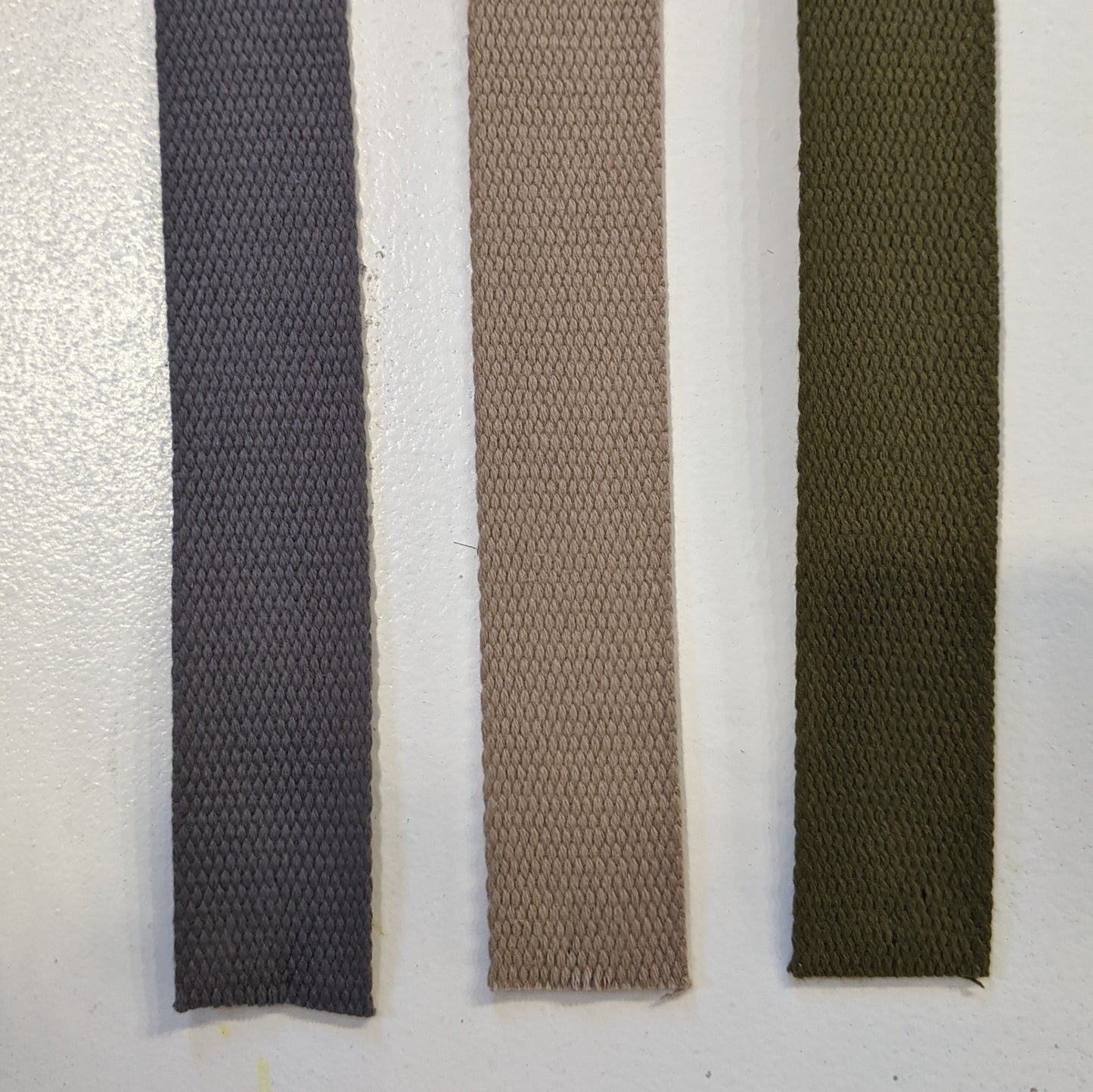 Cotton Webbing 1.25 inch - Multiple Colors