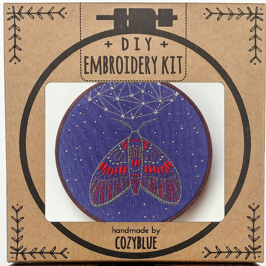Midnight Flight Embroidery Kit
