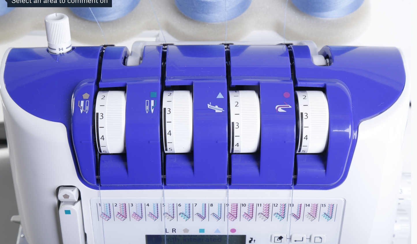 Juki MO-2000 Air-thread Serger