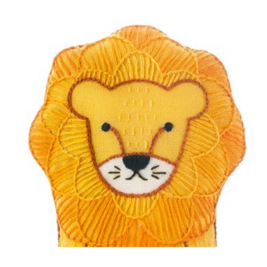 Lion Embroidery Kit