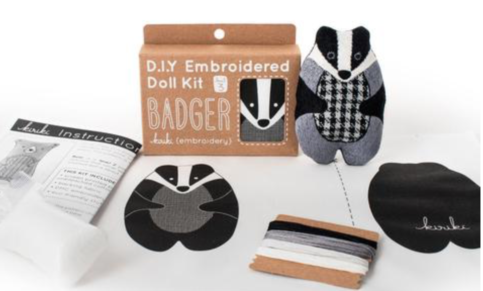 Badger Embroidery Kit