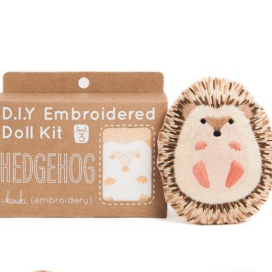Hedgehog Embroidery Kit