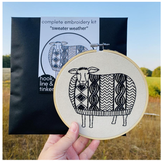 Embroidery Kit: Sweater Weather