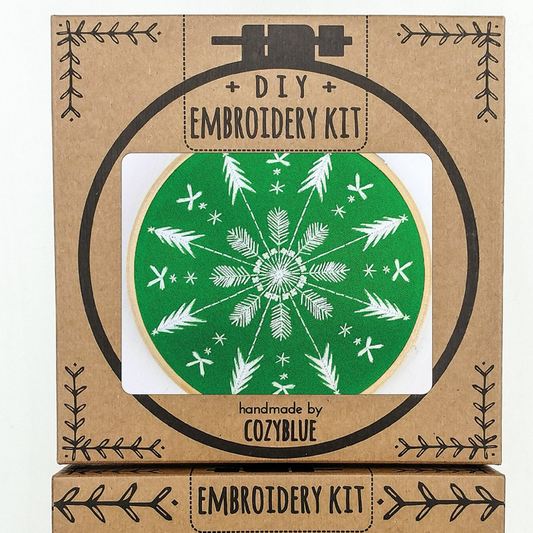 Evergreen Embroidery Kit
